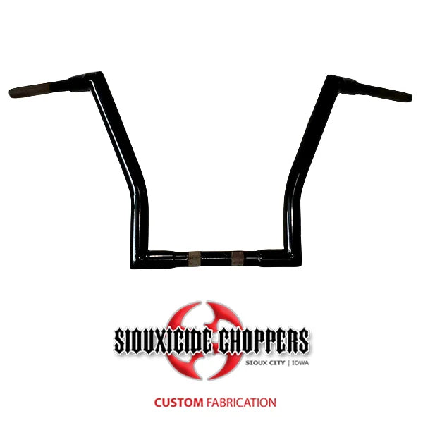 Siouxicide Choppers Road Glide Handlebars 12 In, 1 1/2 In, Black For Harley Road Glide 2015-2023