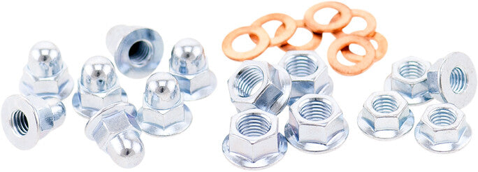 Bolt 020-02000 2STK-HDNUT 2 STROKE CYLINDER & HEAD NUTS UNIVERSAL-ALL 2 STROKE MOTORS