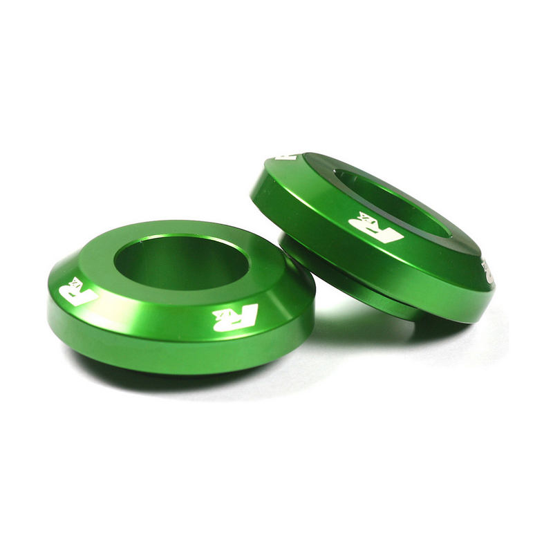 RFX Fast Rear Wheel Spacers Green - FXWS 20501 99GN Kawasaki KX 450 / KX 250 2019-2025