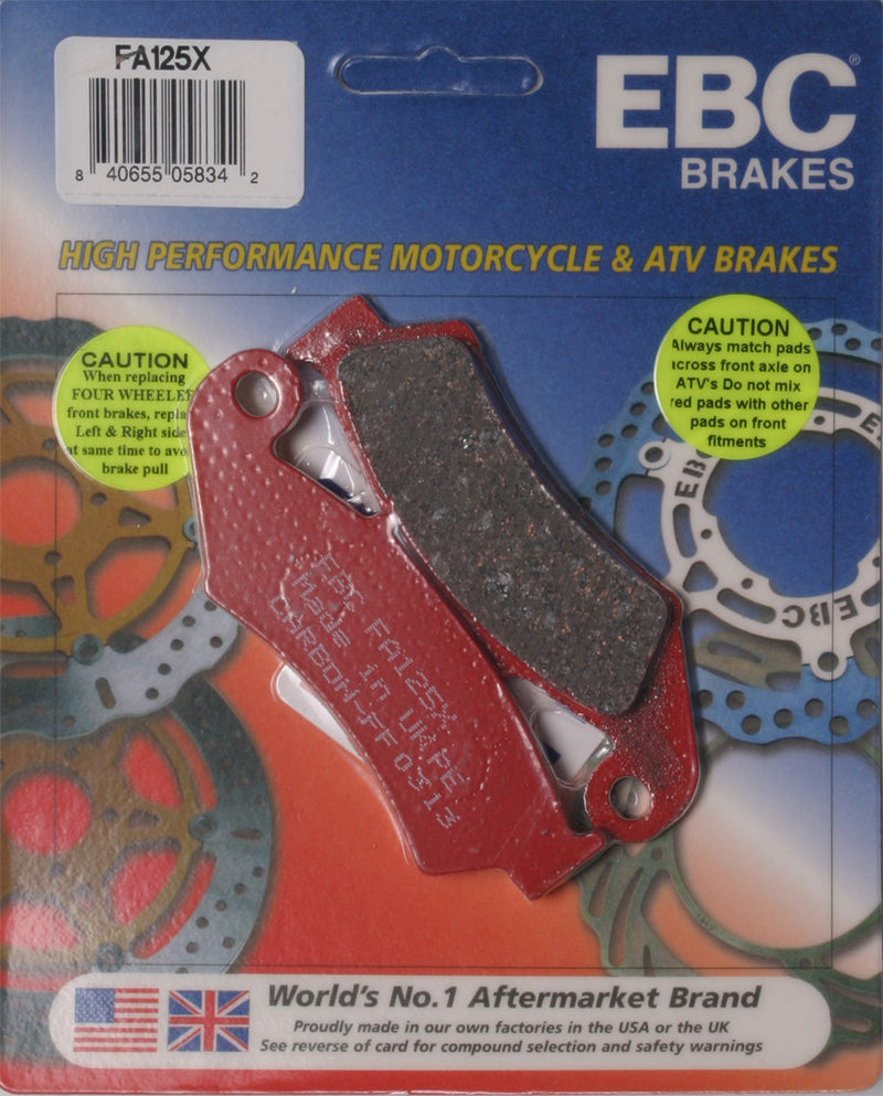 Ebc 15-125X FA125X BRAKE PADS