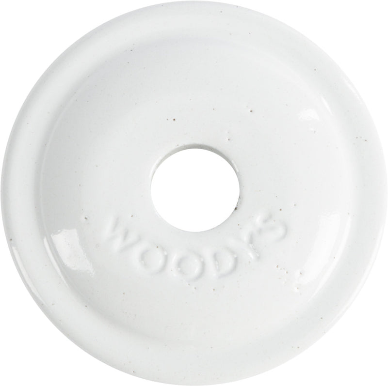Woody's 18-1096W-48 AWA-3815 ROUND DIGGER SUPPORT PLATE 48/PK WHITE