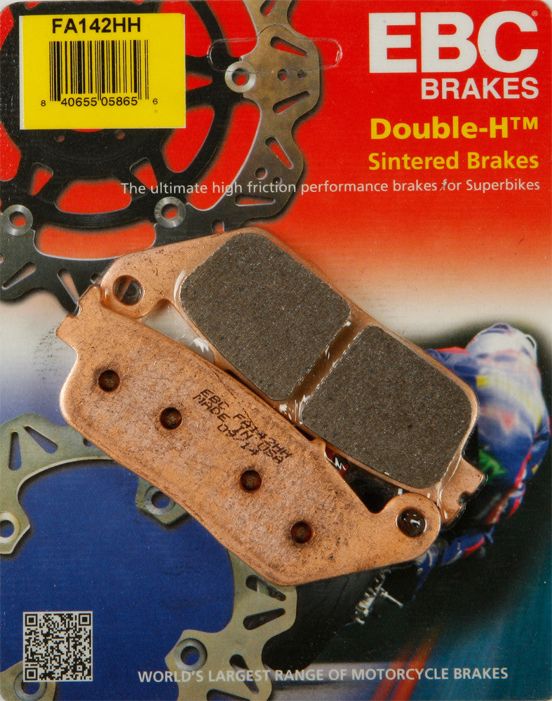 EBC Brake Pads - FA142HH For Honda Motorcycles 1988-2003 | Kawasaki 650 Versys / Ninja 650 / 650 2016-2017 | BMW G310GS 2017-2020