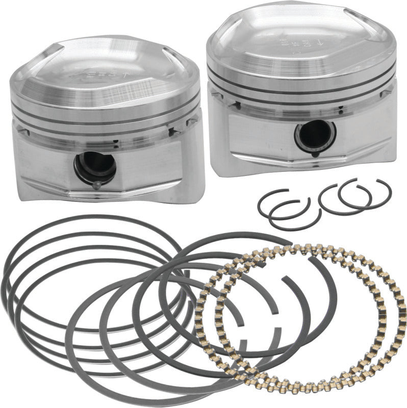 S&S Cycle 92-1061 84-99 BT HSF 3-5/8in Piston Set - .010in - Photo - Primary