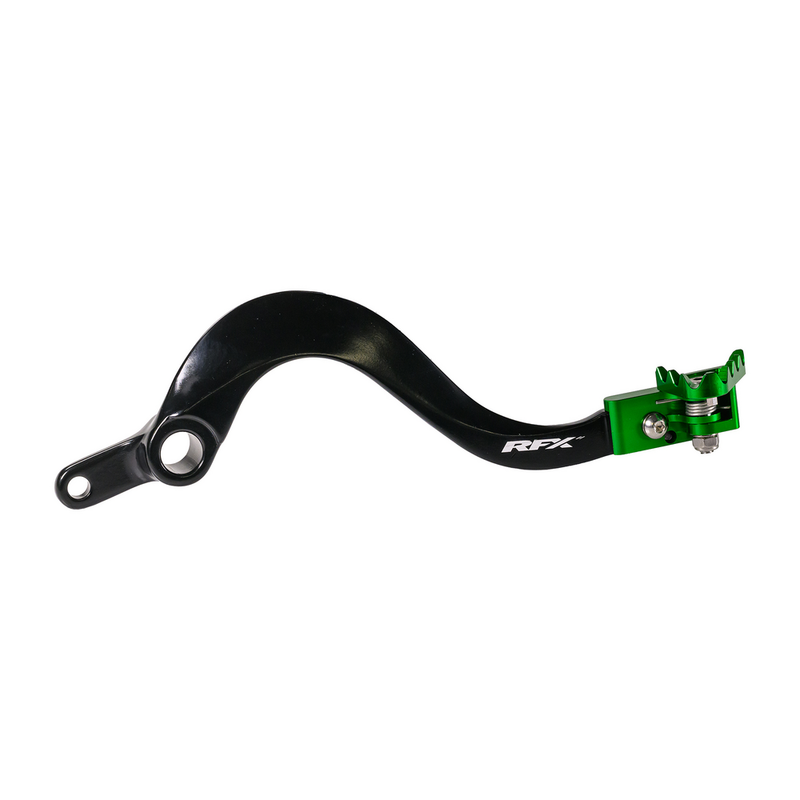 RFX Rear Brake Pedal Green Folding-TIP - FXRB 20200 99GN Kawasaki KX 450 / KX 250 2006-2025