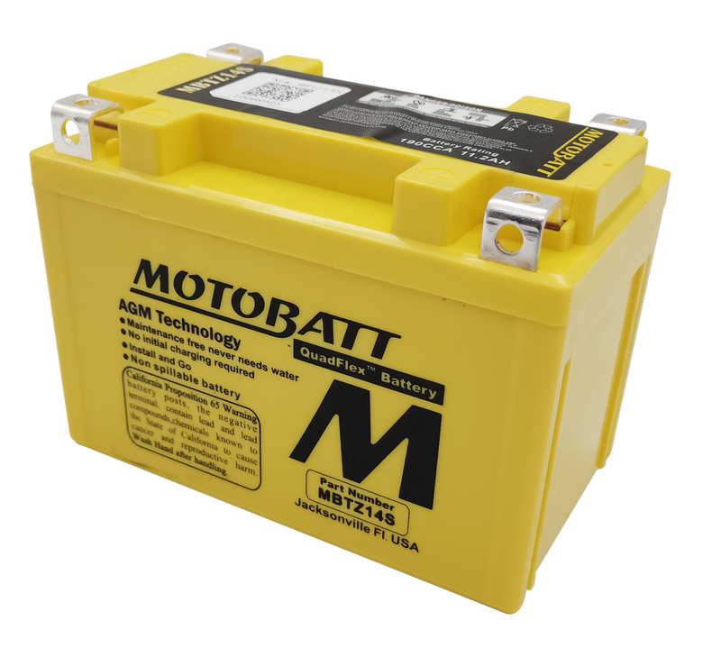 Motobatt 491-1010 MBTZ14S BATTERY MBTZ14S SEALED FACTORY ACTIVATED