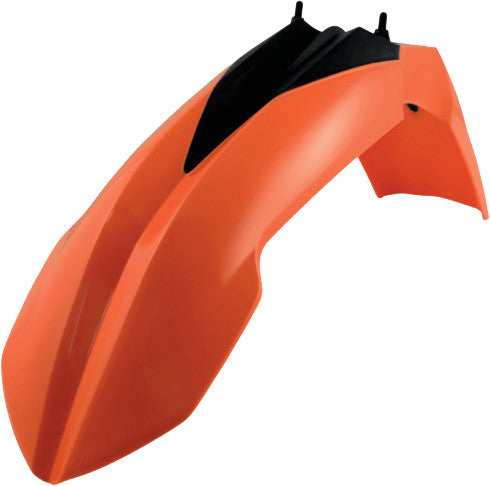 Acerbis Front Fender Orange - 2082010237 KTM Dirt Bikes 2008-2013