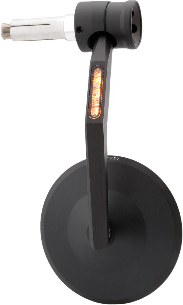 Highsider 58-2063 301-529 MONTANA RIM HANDLEBAR MIRROR WITH RUN LIGHTS/TURN SIGNALS