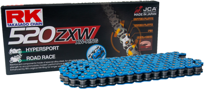 Rk Excel 691-5001BLU BB520ZXW-120 BB520ZXW DRIVE CHAIN BLUE 520 X 120