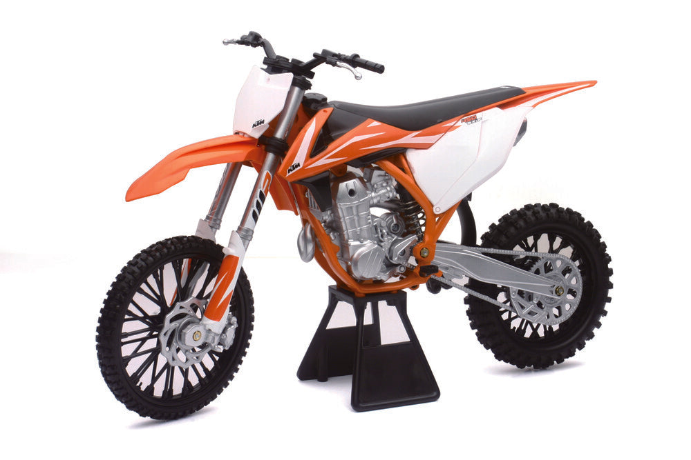 New Ray Toys 959-0123 49613 REPLICA 1:6 RACE BIKE 17 KTM 450SX-F ORANGE