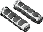 Kuryakyn 6235 Metric ISO Grips Chrome - Photo - Primary
