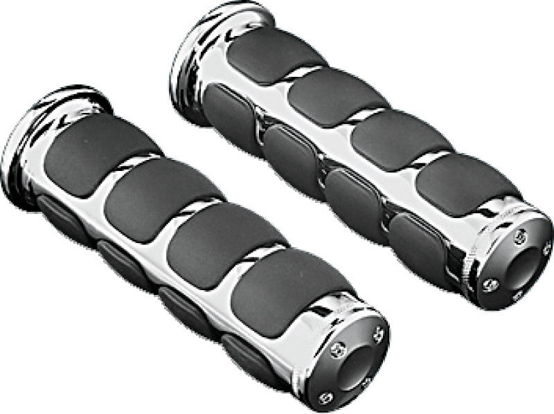 Kuryakyn 6235 Metric ISO Grips Chrome - Photo - Primary