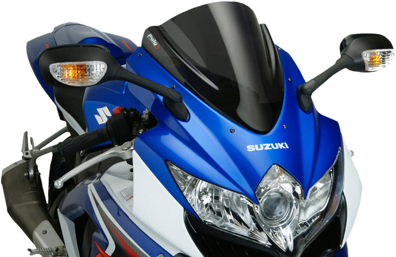 Puig Hi-Tech Parts Windscreen Racing Dark Smoke - 4629F Suzuki 600 2008-2010