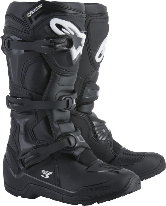 Alpinestars 482-09511 2013118-10-11 TECH 3 ENDURO BOOTS BLACK SZ 11
