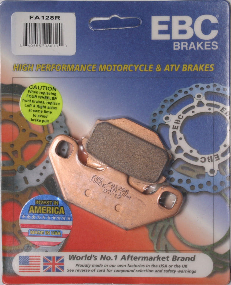 EBC Brake Pads - FA128R Kawasaki Mojave / Tecate 4 / Lakota Utility / Lakota Sport 1987-2003