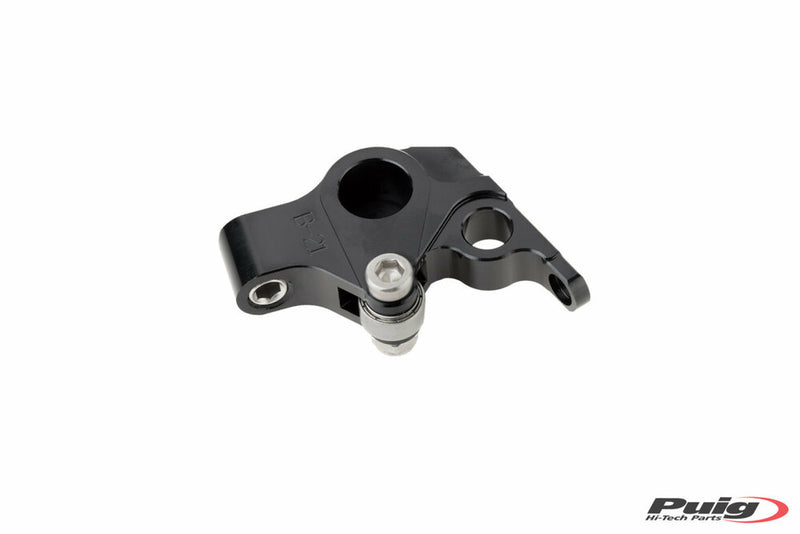 Puig Hi-Tech Parts Lever Adapter Brake Clutch Black - 5444N For Ducati Motorcycles 2008-2023 | KTM 690 Duke 2014-2018