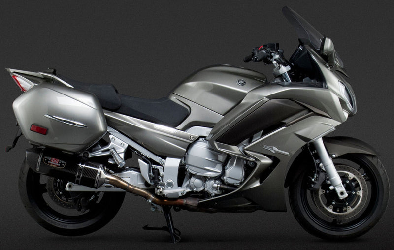 Yoshimura 960-1562 13150E0220 EXHAUST SIGNATURE R-77 SLIP-ON SS-CF-CF DUAL