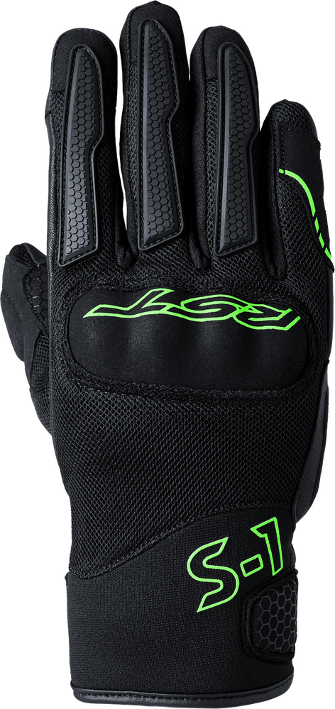Rst 556-3182008 103182NEO-08 S1 MESH CE GLOVE BLACK/NEON GREEN SM