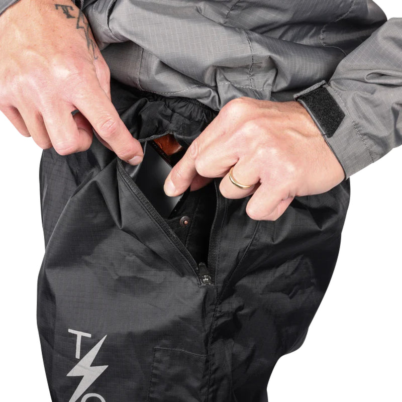 THRASHIN SUPPLY CO. Mission Rain Pants Black