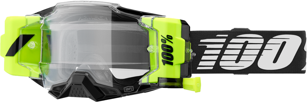 100% 610-5189 50006-00005 ARMEGA FORECAST GOGGLE BLACK CLEAR LENS