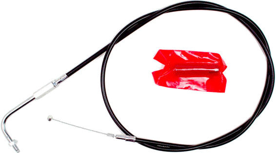 Motion Pro Black Vinyl Idle Cable - 06-0176 For Harley Touring 1987-1989