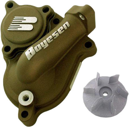 Boyesen Waterpump Cover & Impeller Kit Magnesium - WPK-10M For Kawasaki Dirt Bikes 2001-2026 | Suzuki RM 100 2003