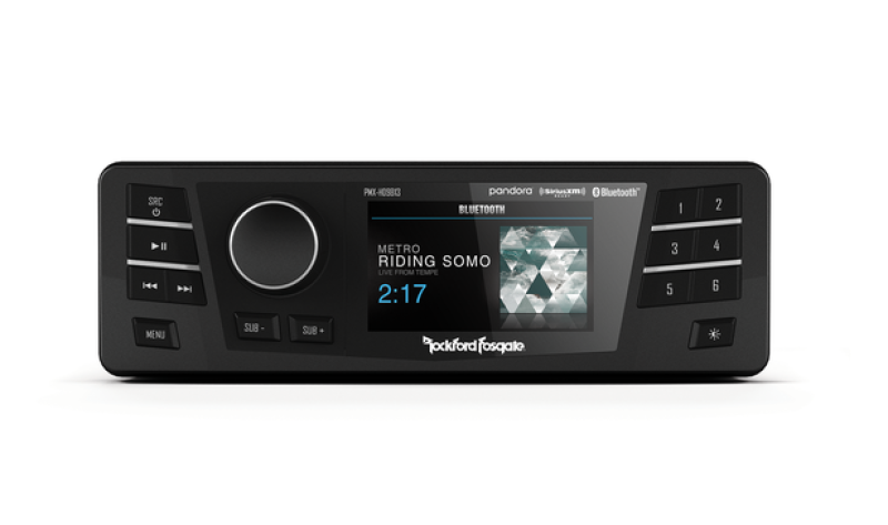 Rockford Fosgate PMX-HD9813 1998-2013 Harley Davidson Digital Media Receiver/ Head Unit - User 1