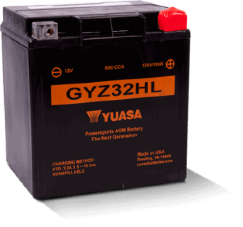 Yuasa Battery YUAM732GHL Yuasa GYZ32HL High Performance Maintenance Free AGM 12-Volt Battery - User 1