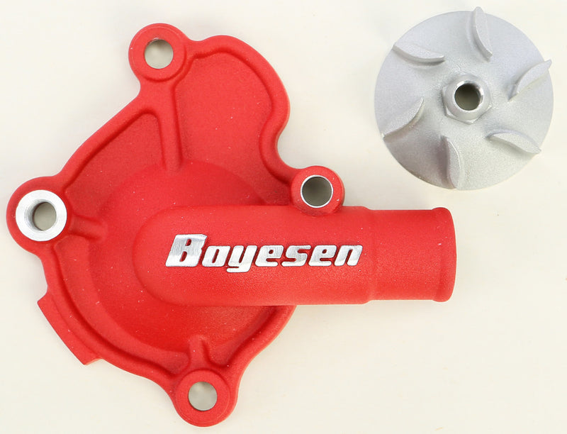 Boyesen Waterpump Cover & Impeller Kit RED - WPK-07AR Honda CRF250R 2010-2017