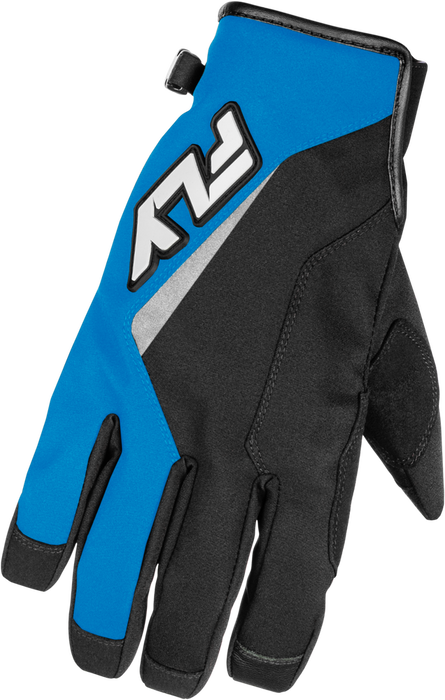 Fly Racing 371-056M 371-056M TITLE GLOVES BLUE/WHITE MD