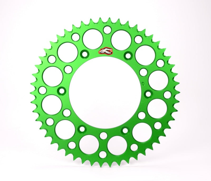 Renthal 408U-420-50GEGN 2020 Kawasaki KX 65 Rear Grooved Sprocket - Green 420-50P Teeth - User 1