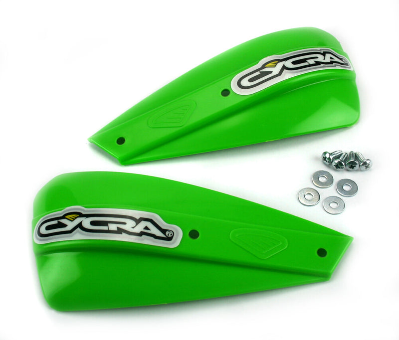 Cycra 714-1258 1CYC-1115-72 LOW PROFILE REPLACEMENT HANDSHIELDS - GREEN