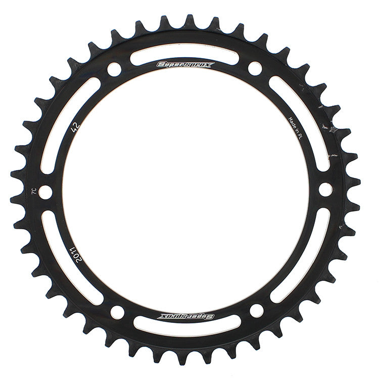Supersprox Rear Sprocket Steel 42T-530 Black TRI - RFE-2011-42-BLK Triumph Motorcycles 1997-2012