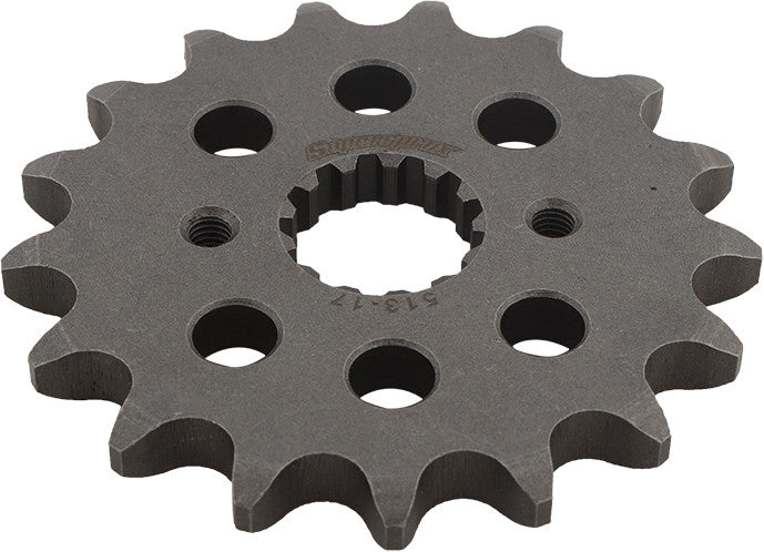 Supersprox Front CS Sprocket Steel 17T-530 - CST-513-17-2 For Suzuki Motorcycles 1986-2009 | Yamaha YZF 600 1995-2007