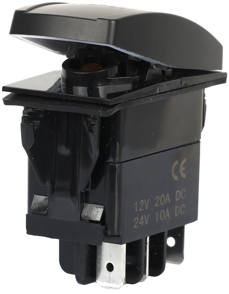 Flip 12-9076 SC1-AMB-A32 STEREO ACCESSORY SWITCH PRO SERIES BACKLIT