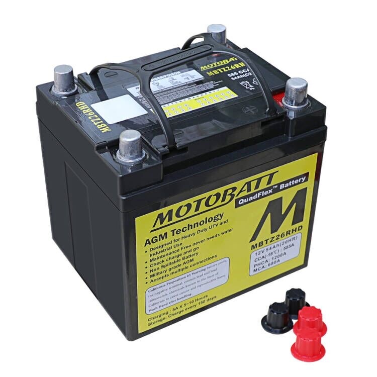 Motobatt 491-1030 MBTZ26RHD BATTERY MBTZ26RHD SEALED FACTORY ACTIVATED