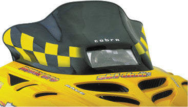 Powermadd Cobra W S LOW Black YEL 12.75" S-D S-2000 - 13120 Ski-Doo Snowmobiles 1994-2001