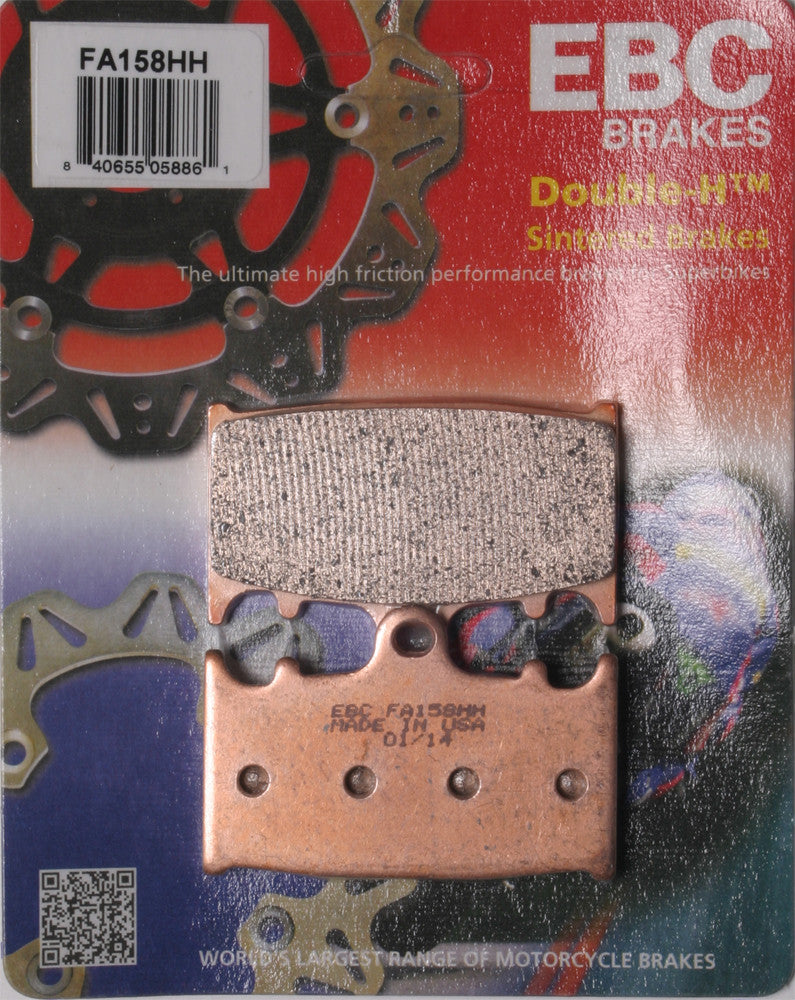 EBC Brake Pads - FA158HH For Kawasaki Motorcycles 1989-2017 | Husaberg FS650E / FS400E 2002-2003