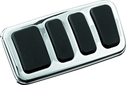 Kuryakyn 4456 ISO Brake Pedal Pad Longhorn Chrome - Photo - Primary