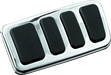 Kuryakyn 4456 ISO Brake Pedal Pad Longhorn Chrome - Photo - Primary