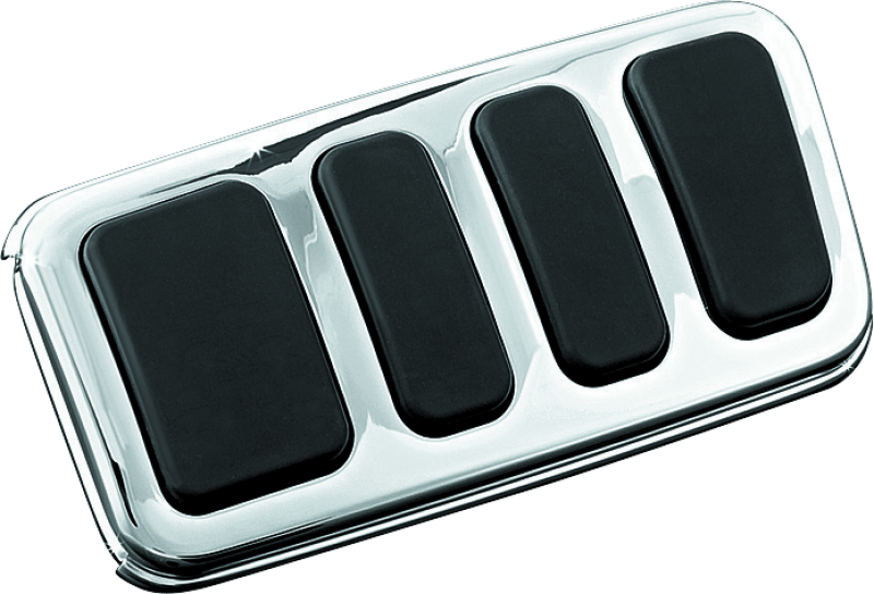 Kuryakyn 4456 ISO Brake Pedal Pad Longhorn Chrome - Photo - Primary