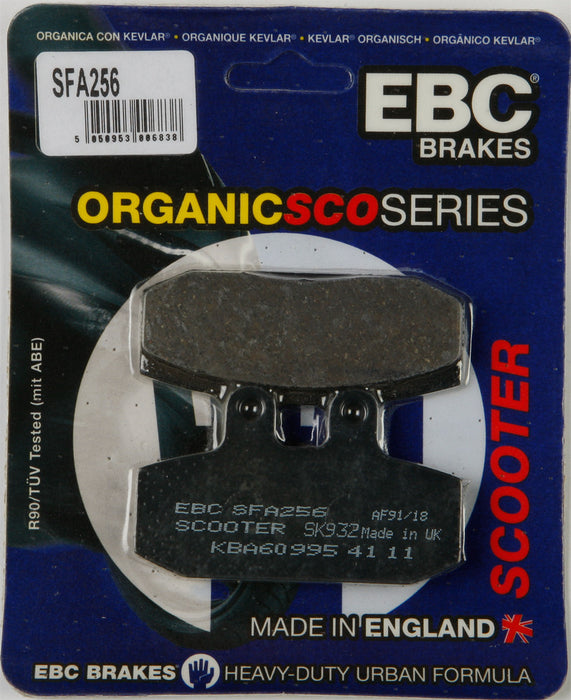 Ebc 153-256 SFA256 BRAKE PADS SFA256 ORGANIC