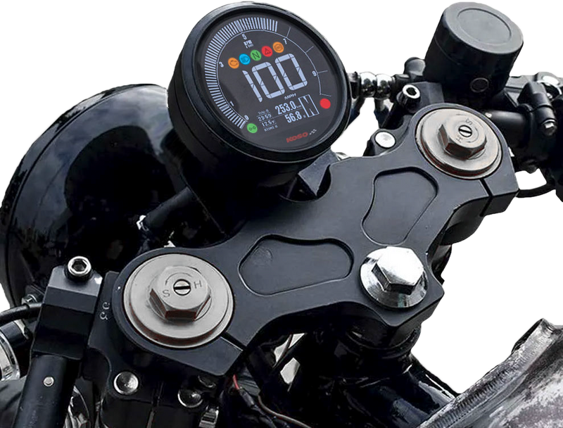 Koso North America 27-5923 BA077300 DL-04 SPEEDO BLACK UNIVERSAL