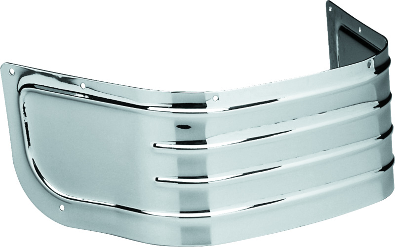 Bikers Choice 493399 80-13 FLH 86-06 Flst Chrome Ribbed Fender Skirt - Photo - Primary