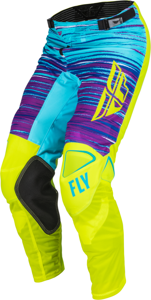 Fly Racing Kinetic Mesh L.E. Pants HI-VIS Blue Magenta SZ 30