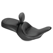 Mustang Motorcycle 79686 Mustang 11-19 Kawasaki Vulcan 1700, Vaquero Std Touring 1PC Seat W/driver Backrest - Black - User 1