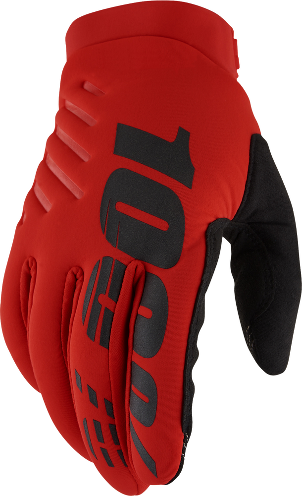 100% 610-6507L 10003-00032 BRISKER GLOVES RED LG