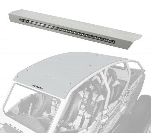 Pro Armor Asylum Rear Wing With Lightbar Ghost Grey - P144R123GG Polaris RZR 2014-2022