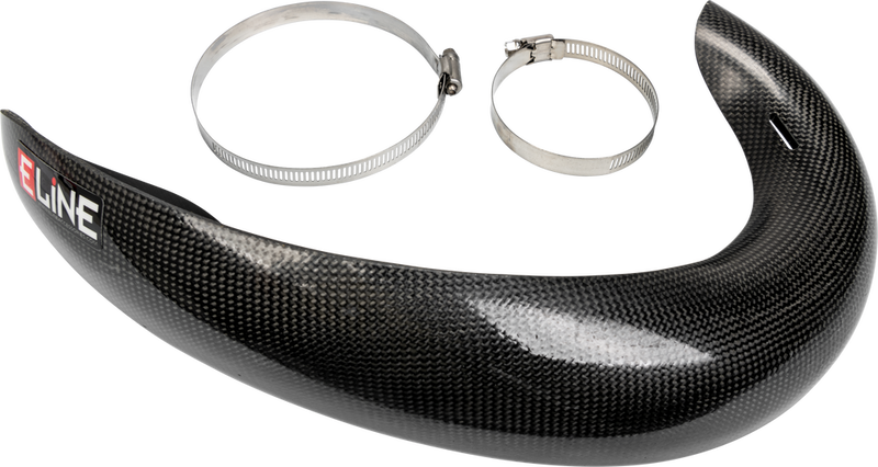 E-Line Accessories Carbon Fiber Pipe Guards - HPGH70 For KTM SX 150 / SX 125 2004-2018 | Kawasaki KX 125 2004-2005 | Honda CR125R 2000-2007