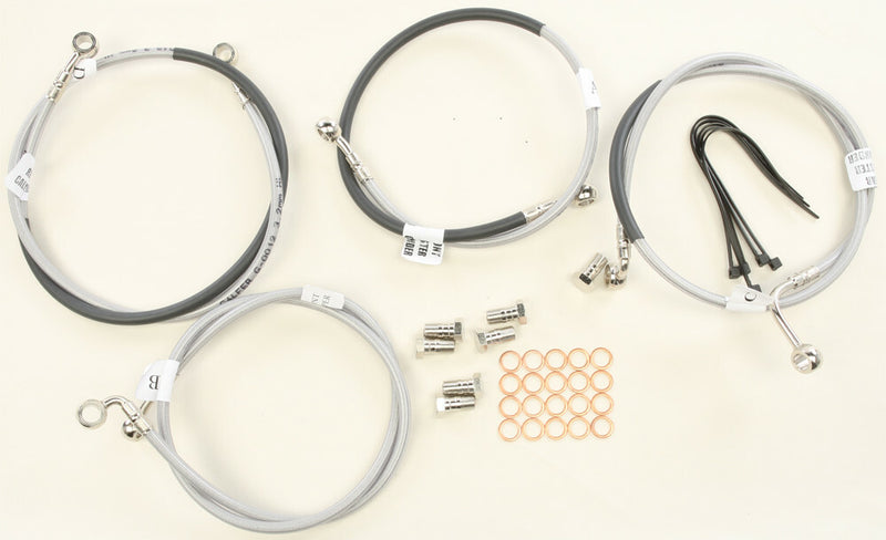 Gbrakes 2 Line Front Brakeline Kit - FK003D871-4 KTM 390 2016-2017