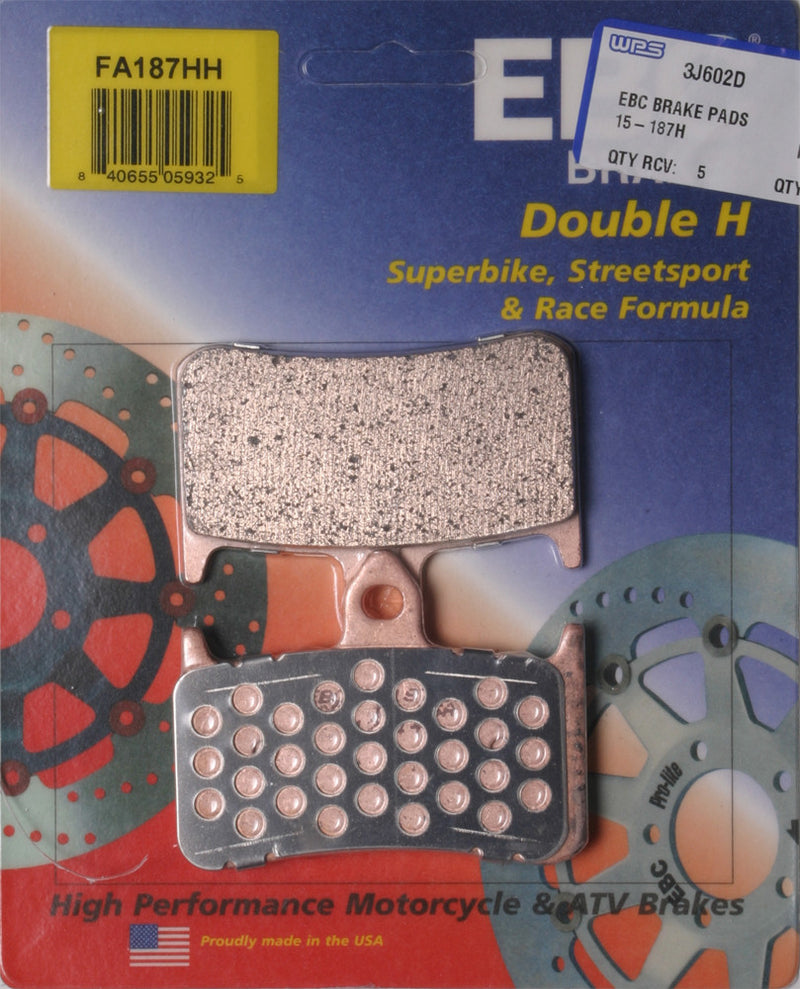 Ebc 15-187H FA187HH BRAKE PADS